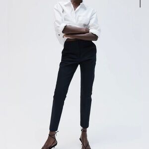 H&M Navy Blue Skinny Work Pants - Size 8 (NWT)